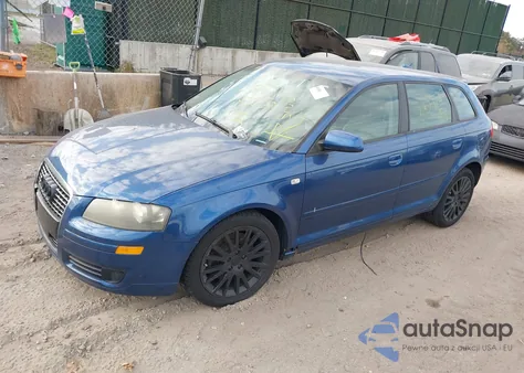 2006 Audi A3 2.0T z USA, uszkodzony, nr VIN WAUMF68P06A000908